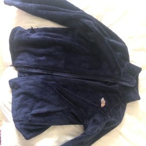 North face fuzzy jacket